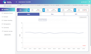 Insurance portal screenshot